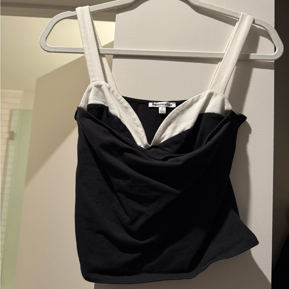 Reformation Harlan knit top